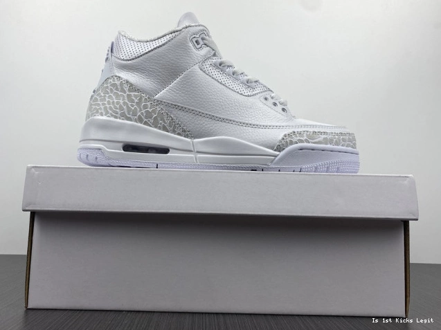 429487-111 'Triple Jordan PS White' Air Retro 3 0808